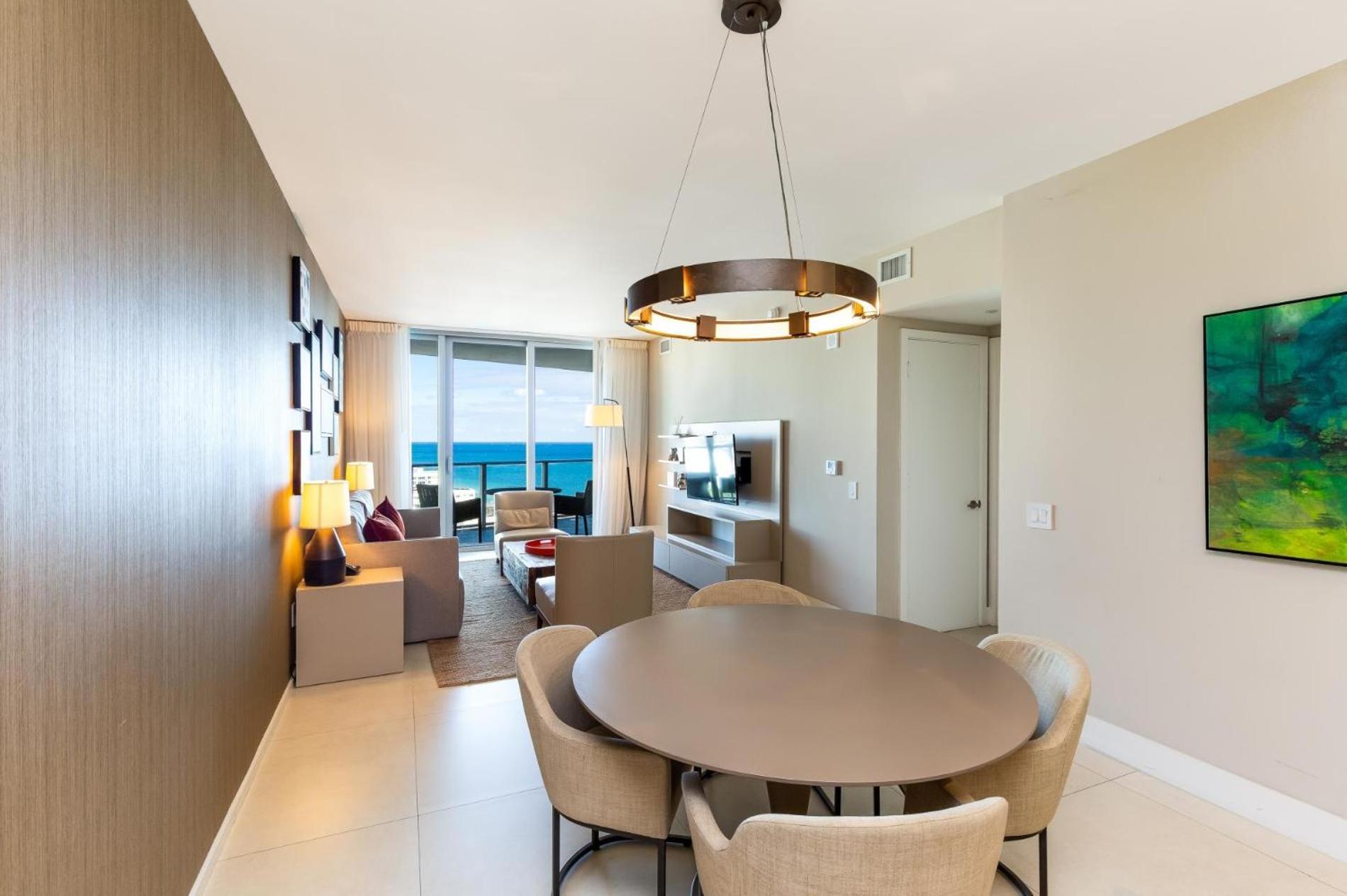 Ocean View 1 Bed On The Beach 19Th Floor Hollywood 할렌데일비치 외부 사진
