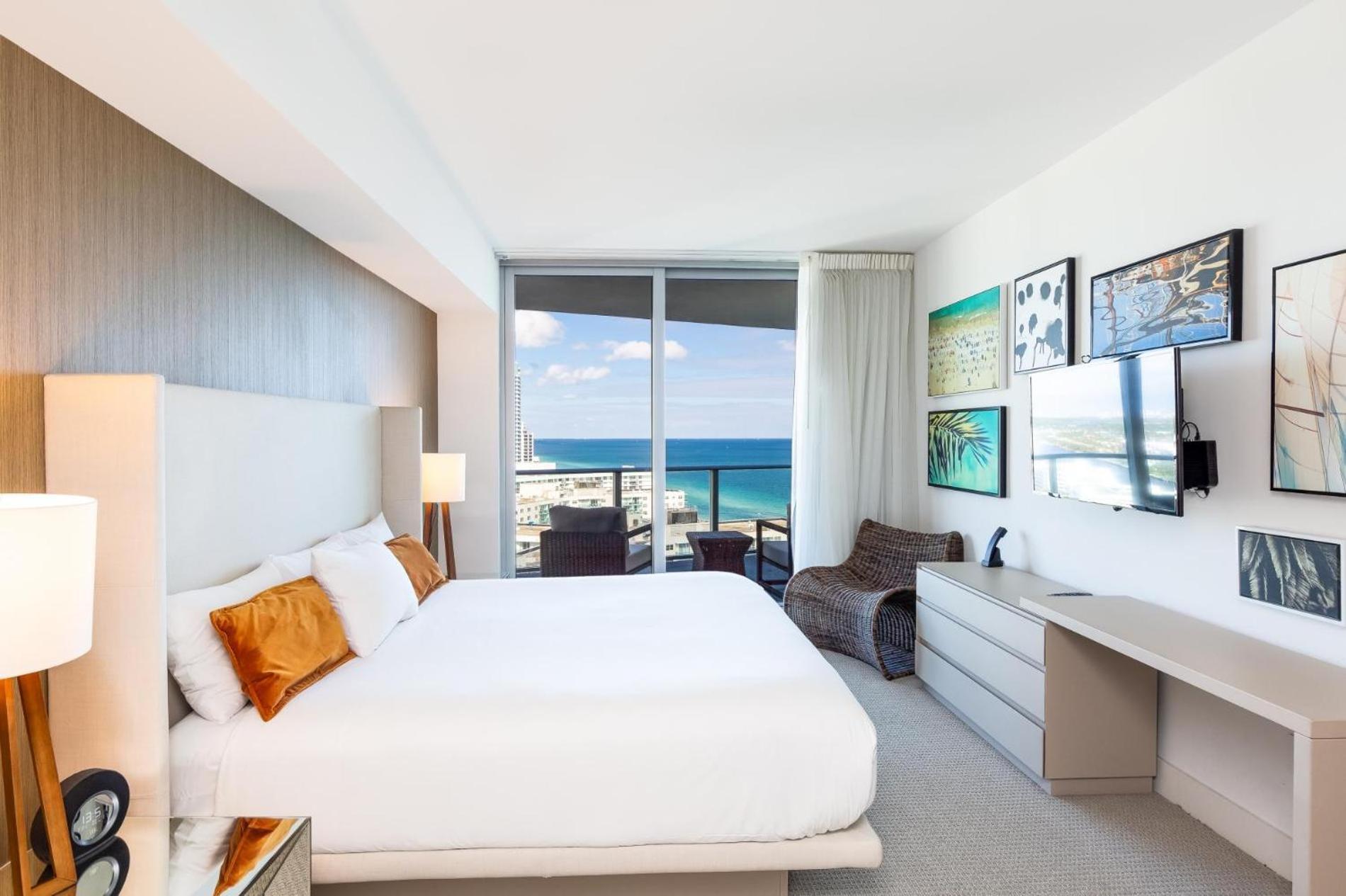 Ocean View 1 Bed On The Beach 19Th Floor Hollywood 할렌데일비치 외부 사진